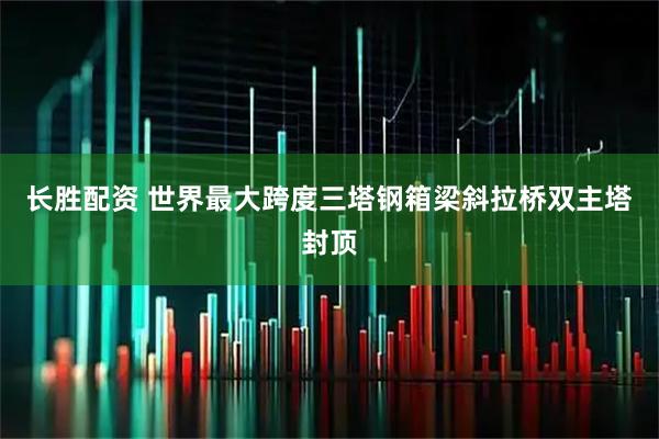 长胜配资 世界最大跨度三塔钢箱梁斜拉桥双主塔封顶